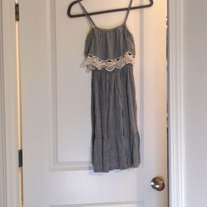 Short Grey Sun Dress